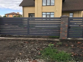 Забор жалюзи 72 метра фото в Балахне