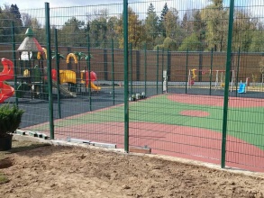 Забор на детскую площадку 50 метров фото в Балахне